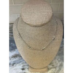 .925 Infinity Rolo Sterling Silver Chain #Italy #vintage